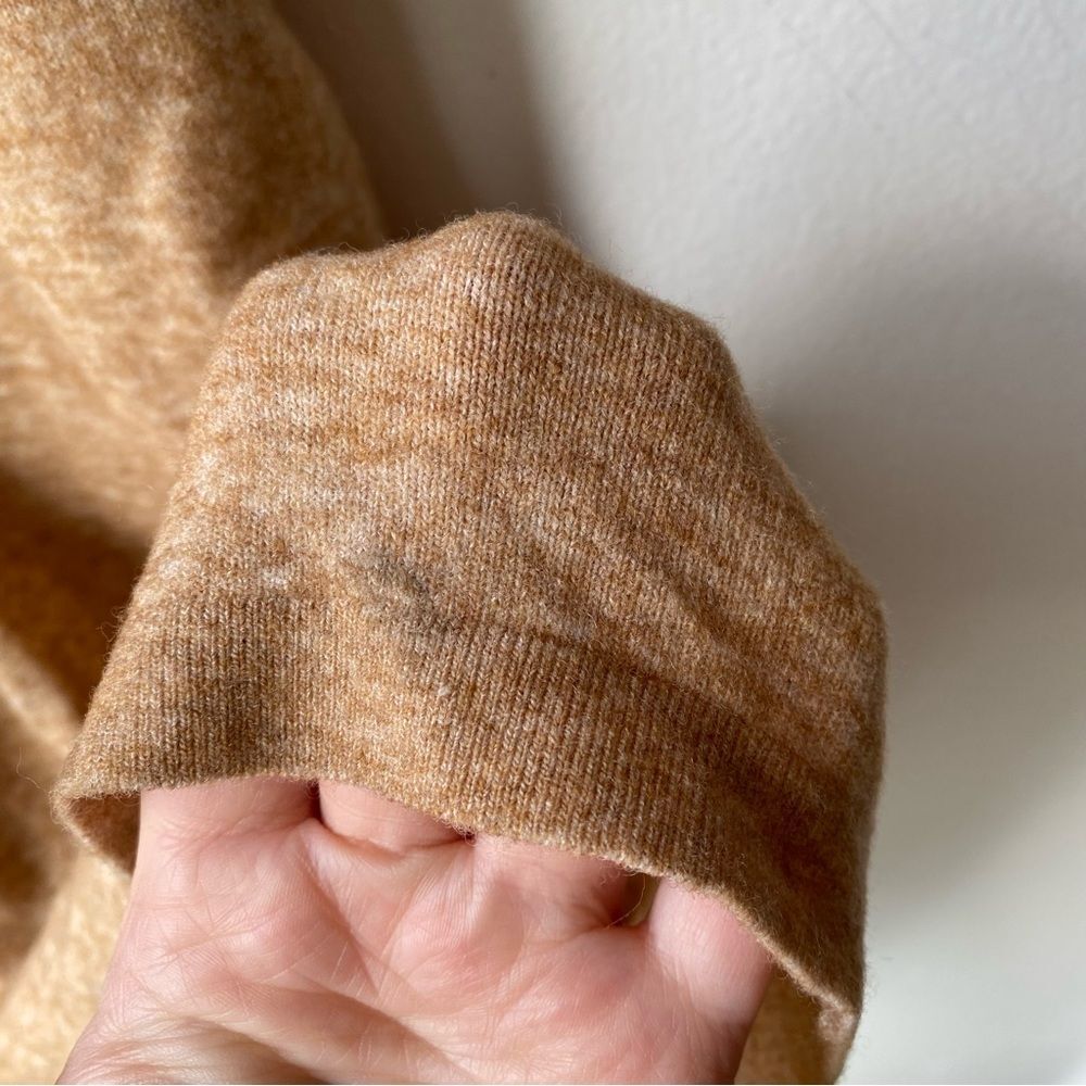 madewell brown crew neck midi length sweater dress - Picture 6 of 6
